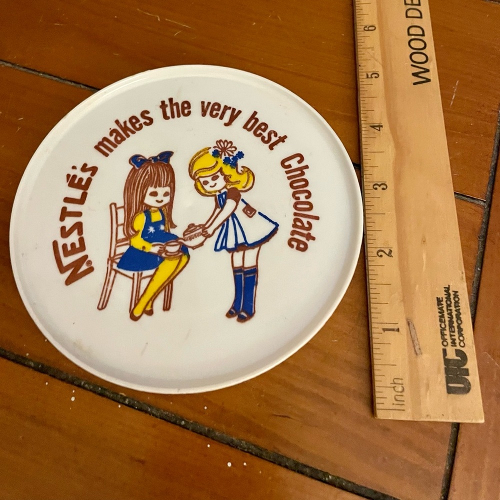 Nestle Makes The Very Best Chocolate Toy Plate